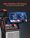 Plazmas griezējs 65 A ar bezkontakta pilotloku, ne-augstfrekvences plazmas griešanas iekārta ar 2T/4T funkciju un regulējamu PT laiku, digitālo displeju un IGBT invertoru, piemērota mājas remontiem un darbnīcām