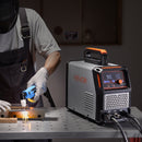 Plazmas griezējs 50 A ar 220 V digitālo displeju un IGBT invertoru, aprīkots ar 2T/4T funkciju un regulējamu PA/PT laiku, piemērots mājas remontiem un darbnīcām