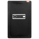 VEVOR vienu durvju 99 l seifs ar atslēgas un paroles slēdzeni, ugunsdrošo somu, atslēgu turētāju, LED apgaismojumu un 2 plauktiem naudai, dokumentiem, rotaslietām un vērtīgām lietām, melns