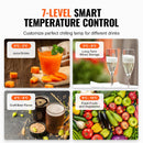 VEVOR komerciālais tirdzniecības dzesētājs 345L ar 5 plauktiem