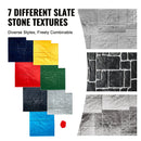 VEVOR 7 gb 61 cm teksturējošas poliuretāna veidnes rakstu veidošanai uz betona