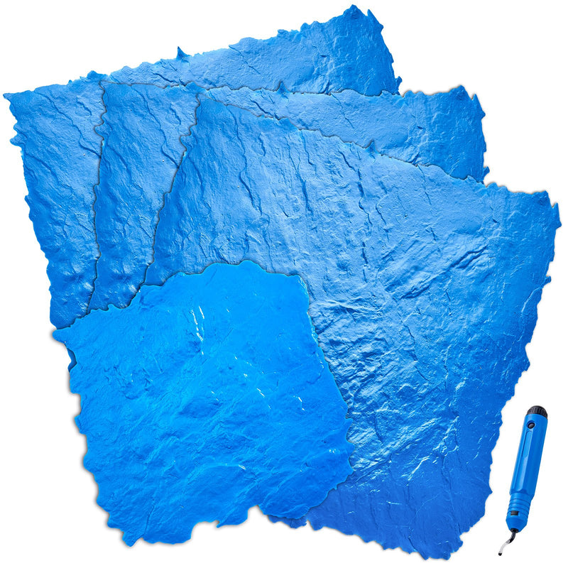 VEVOR 4 gb 50 x 50 cm teksturējošas poliuretāna veidnes rakstu veidošanai uz betona