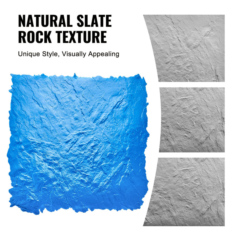 VEVOR 4 gb 50 x 50 cm teksturējošas poliuretāna veidnes rakstu veidošanai uz betona