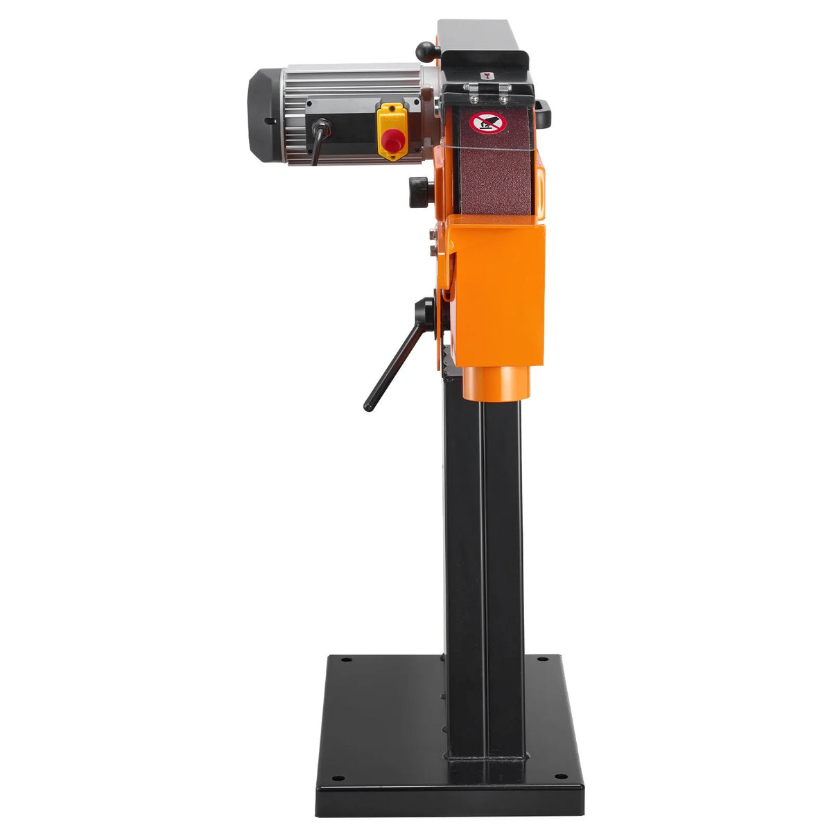 VEVOR Belt Sander 76 × 2007 mm, 2100 W, 900 RPM, Industrial Grinding and Polishing Machine with 0°–45° Adjustable Angle and Dust Extraction Port for Woodworking and Metalworking