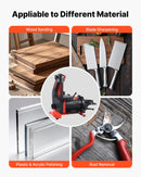 VEVOR lentes un diska slīpmašīna 125 mm / 25 × 762 mm, 250 W galda tipa kombinētā slīpmašīna ar regulējamu darba galdu 0–45° un putekļu nosūkšanas pieslēgumu kokapstrādei, mēbeļu atjaunošanai un DIY darbiem