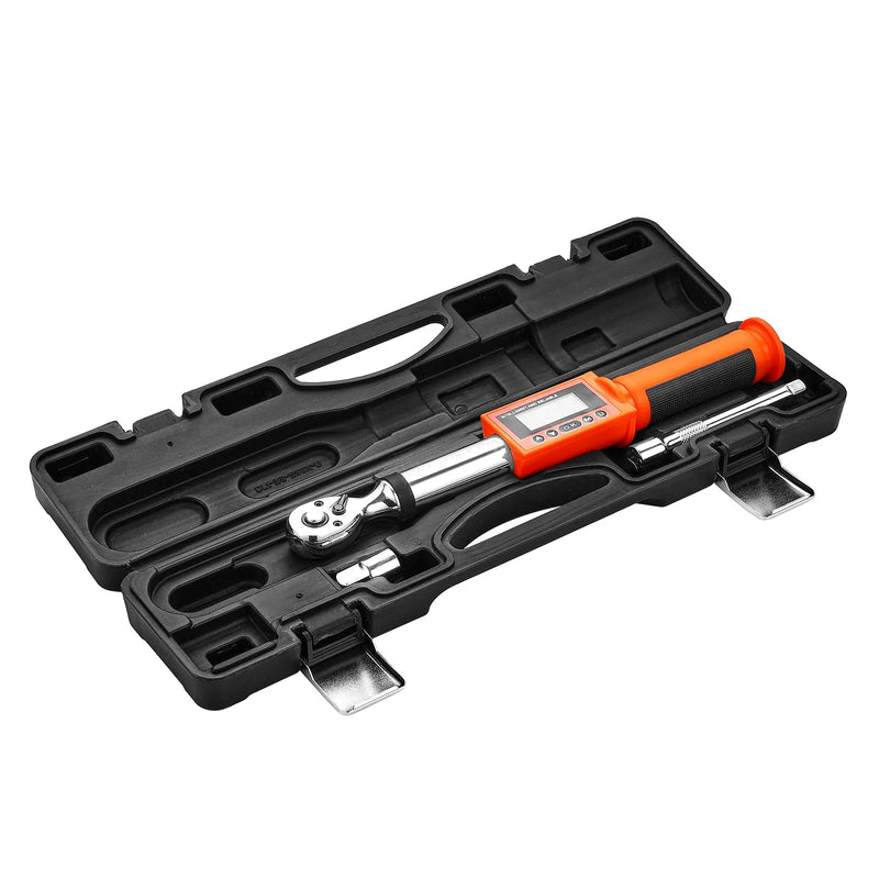 Digitālais momentslēdzis 9,5 mm piedziņa, 0–135 Nm, 72 zobu sprūdrats