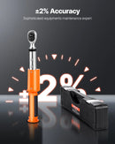 Digitālais momentslēdzis 9,5 mm piedziņa, 0–135 Nm, 72 zobu sprūdrats