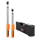 Digitālo momentslēdžu komplekts 2 gab., 12,5 mm un 9,5 mm piedziņa, 72 zobu