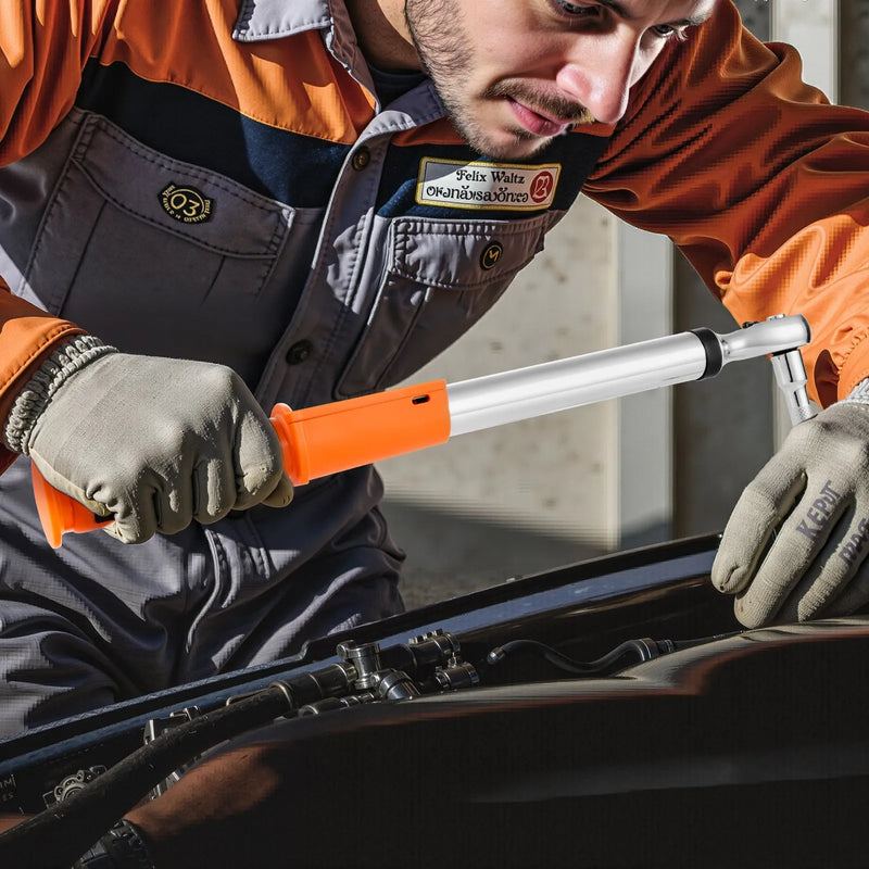 Digitālo momentslēdžu komplekts 2 gab., 12,5 mm un 9,5 mm piedziņa, 72 zobu