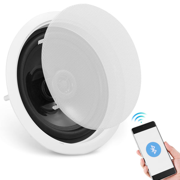 VEVOR 16,5 cm Bluetooth griestu skaļruņi, 150 W, iebūvējami griestos vai sienā