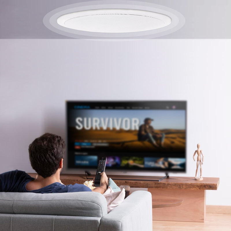 VEVOR 16,5 cm Bluetooth griestu skaļruņi, 150 W, iebūvējami griestos vai sienā