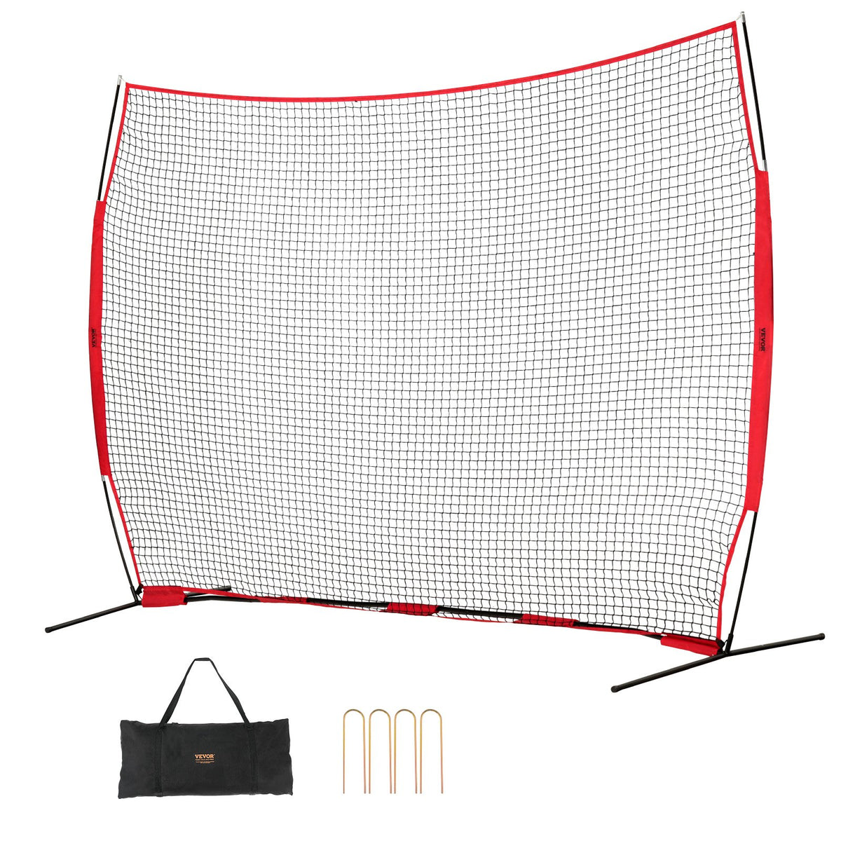 VEVOR spordi kaitsevõrk tõkkega 366 × 274 cm kotiga