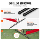 VEVOR Aizsargtīkls ar Barjeru 488x305 cm – Pārnēsājams Sporta Tīkls ar Pārnēsājamo Somu, Aizsargekrāns Beisbolam, Softbolam, Lakrosam, Futbolam un Hokejam, Piemērots Pagalmam un Treniņiem