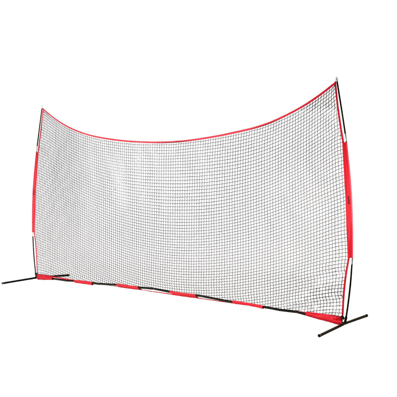 VEVOR Aizsargtīkls ar Barjeru 610x305 cm – Pārnēsājams Sporta Tīkls ar Pārnēsājamo Somu, Aizsargtīkls Beisbolam, Softbolam, Lakrosam, Futbolam un Hokejam, Piemērots Pagalmam un Treniņiem