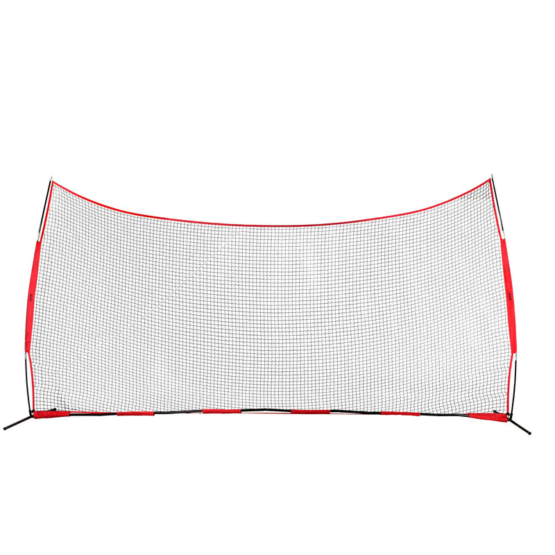 VEVOR Aizsargtīkls ar Barjeru 610x305 cm – Pārnēsājams Sporta Tīkls ar Pārnēsājamo Somu, Aizsargtīkls Beisbolam, Softbolam, Lakrosam, Futbolam un Hokejam, Piemērots Pagalmam un Treniņiem