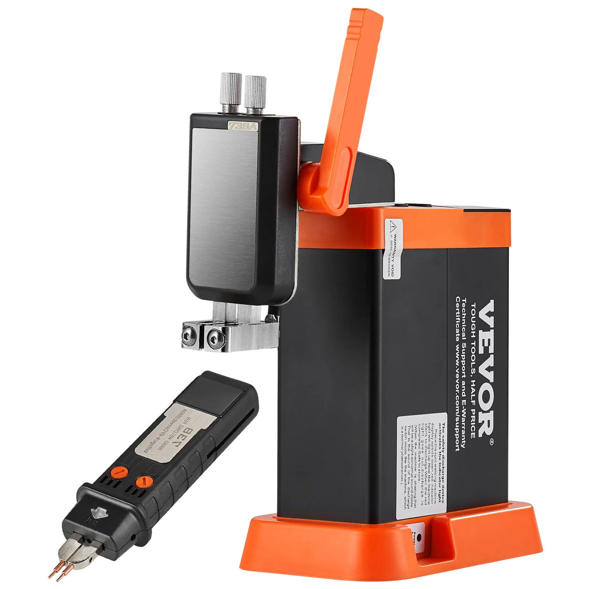 VEVOR 14.5 kW Battery Spot Welder with Capacitor Energy Storage Technology, 73B Welding Pen, 801D High Power Spot Welder with 2 Welding Modes for 0.1–0.3 mm Pure Nickel Welding