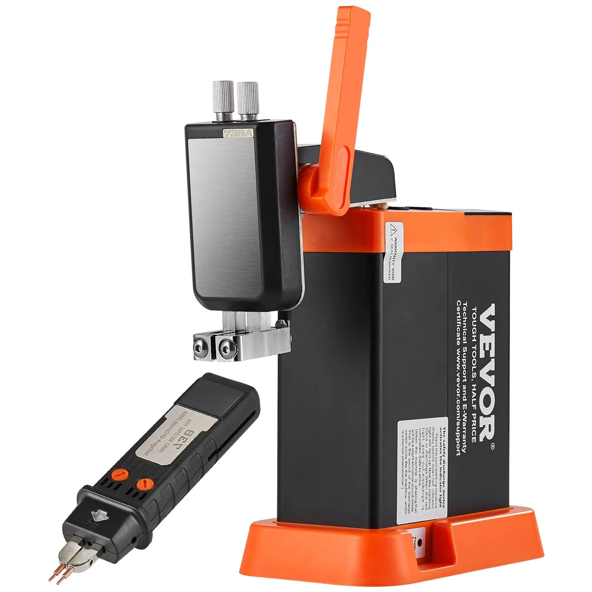 VEVOR 14.5 kW Battery Spot Welder with Capacitor Energy Storage Technology, 73B Welding Pen, 801D High Power Spot Welder with 2 Welding Modes for 0.1–0.3 mm Pure Nickel Welding