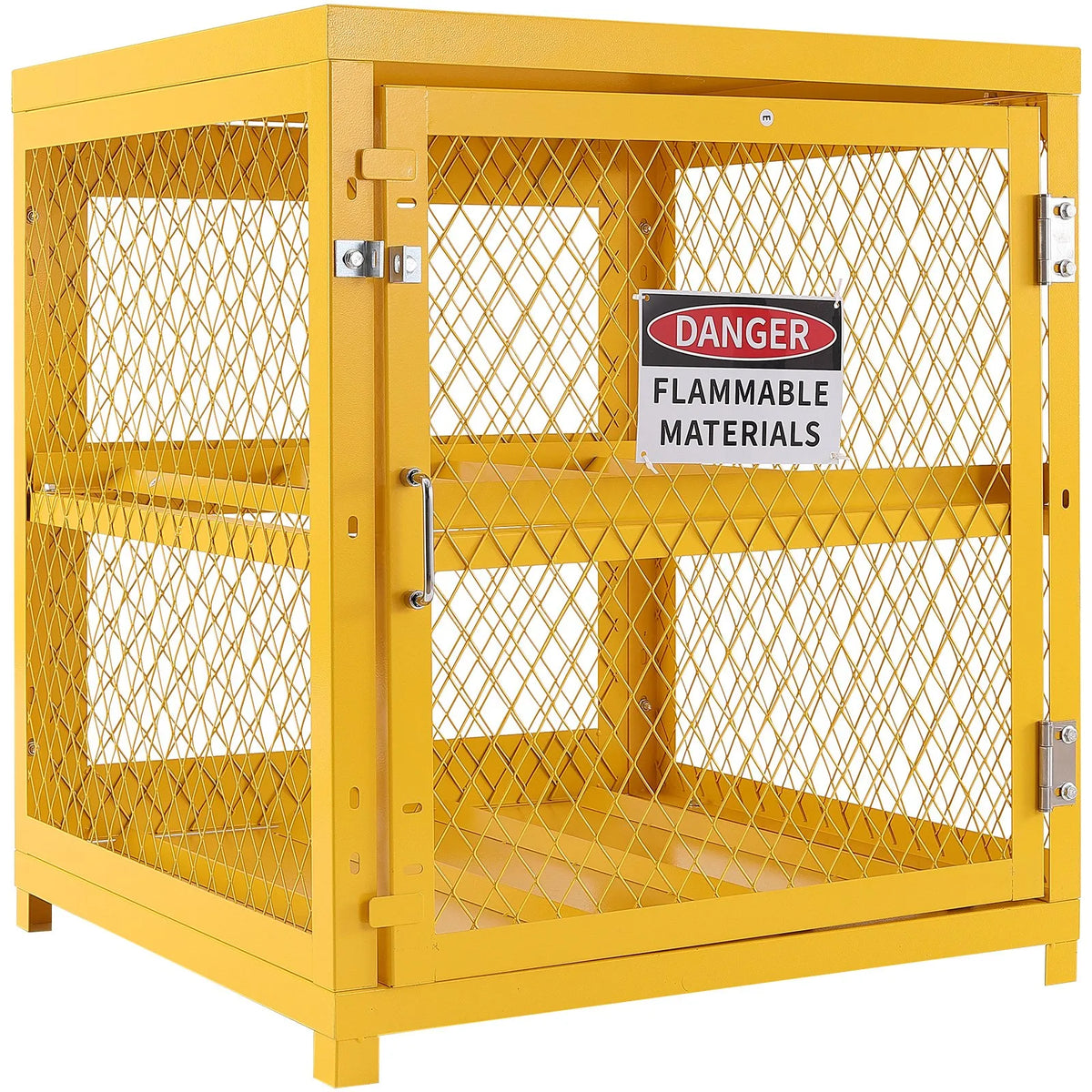 Horizontāls propāna balonu uzglabāšanas skapis, ietilpība 4×15 kg