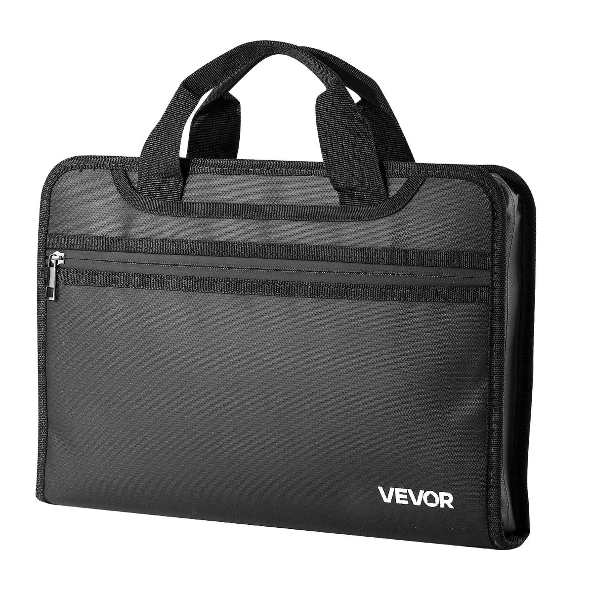 VEVOR Fireproof Document Bag, Heat Resistant up to 1000°C, Fire and Waterproof, Portable Multi-Layer File Storage and Security Organiser for Home, Office or Travel, Suitable for Passports, Important Documents and Files