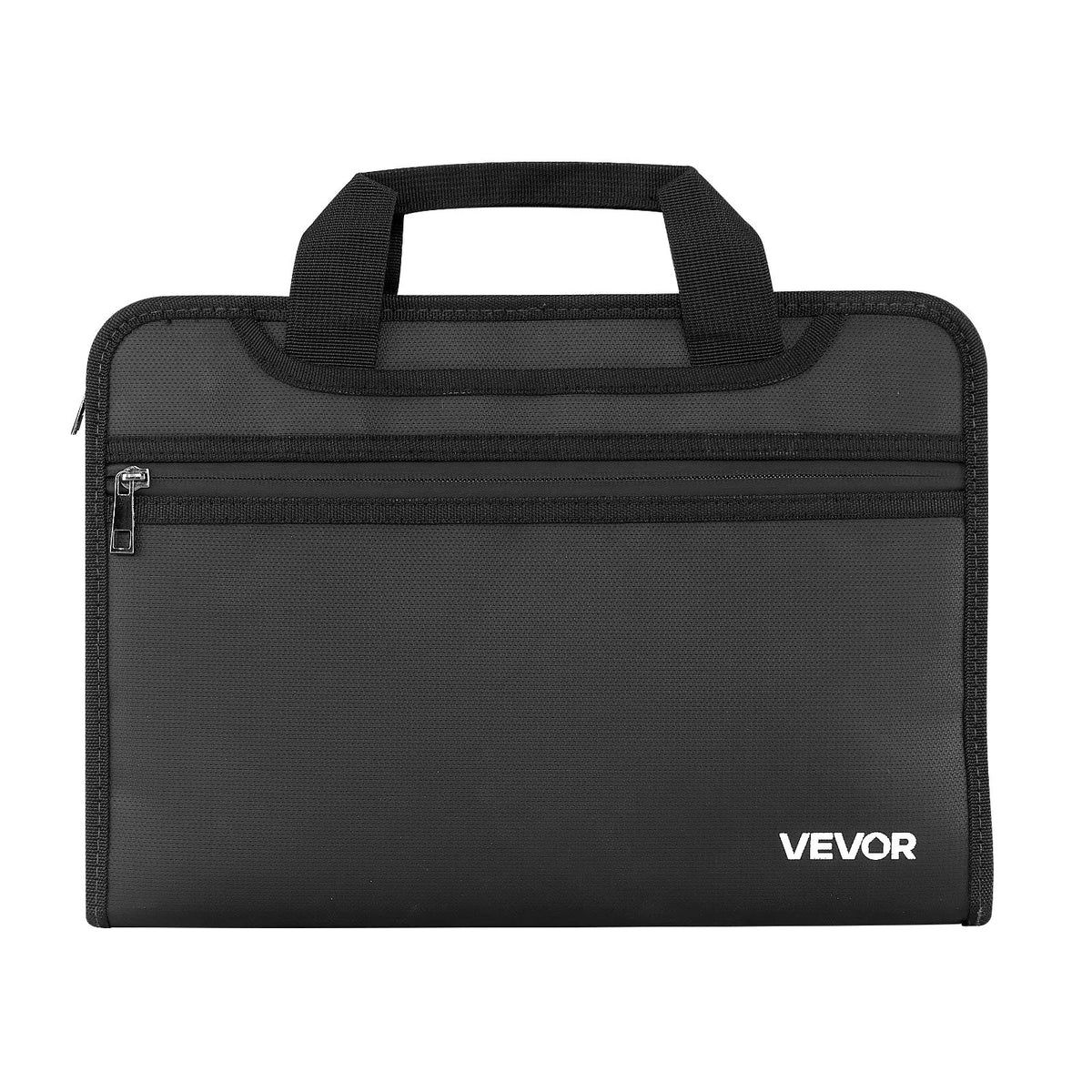 VEVOR Fireproof Document Bag, Heat Resistant up to 1000°C, Fire and Waterproof, Portable Multi-Layer File Storage and Security Organiser for Home, Office or Travel, Suitable for Passports, Important Documents and Files
