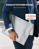 VEVOR ugunsdroša dokumentu soma, karstumizturīga līdz 650 ℃, uguns- un ūdensdroša ar gludu rāvējslēdzēju, pārnēsājams failu uzglabāšanas organizators mājām, birojam vai ceļojumiem, piemērota pasēm, svarīgiem dokumentiem un failiem