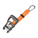 VEVOR sprūdrata kravas nostiprināšanas siksnas 38,1 mm × 1,8 m ar karabīnēm, pārrāvuma izturība 1100 kg, 2 gab. ar pārnēsāšanas somu