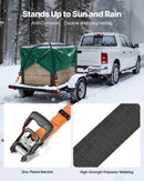 VEVOR sprūdrata kravas nostiprināšanas siksnas 38,1 mm × 1,8 m ar karabīnēm, pārrāvuma izturība 1100 kg, 2 gab. ar pārnēsāšanas somu