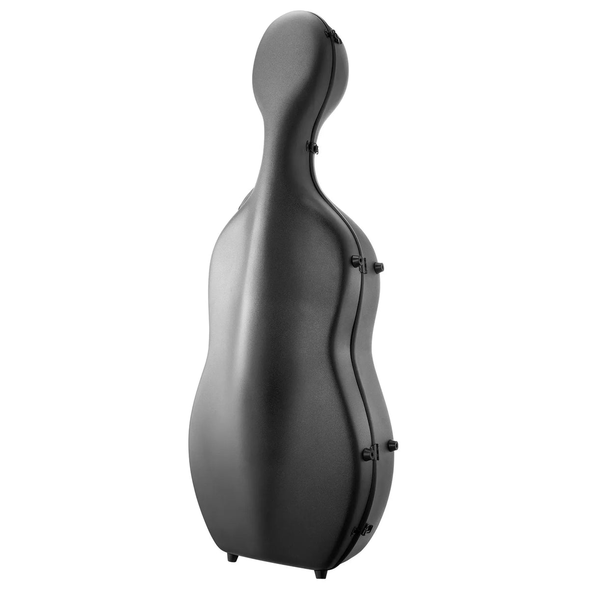 VEVOR Cello 4/4 Case, Carbon Fibre Composite with Plush Lining and 2 Shoulder Straps, Black