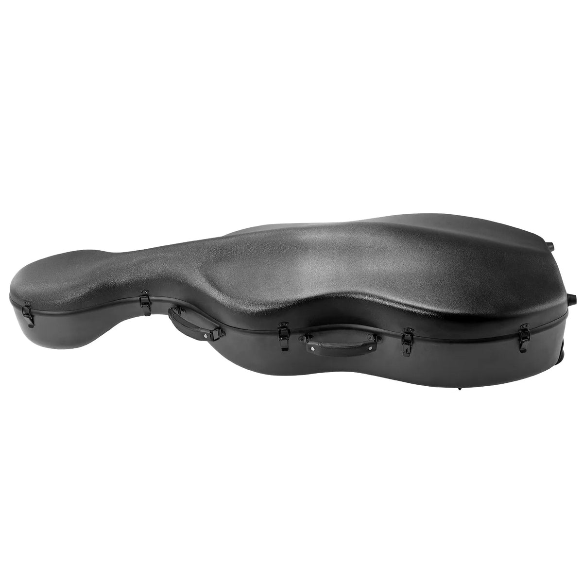 VEVOR Cello 4/4 Case, Carbon Fibre Composite with Plush Lining and 2 Shoulder Straps, Black