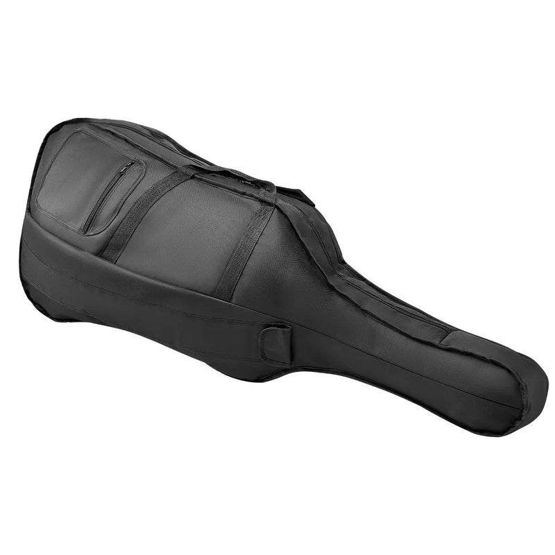 VEVOR 4/4 čella soma, ūdensizturīga neilona pārnēsājama čella forma ar pastiprinātu rokturi, divām plecu siksnām un pret skrāpējumu aizsardzību, melna