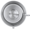 10L destilācijas aparāts ar cirkulācijas sūkni un iebūvētu termoteru, piemērots mājas alus brūvēšanai, alkohola destilācijai, ēterisko eļļu iegūšanai un ūdens attīrīšanai, saderīgs ar gāzes plītīm, ogļu plītīm, malkas apkuri u.c