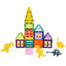 VEVOR magnētisko kluču komplekts, 56 gab., dzīvnieku un dinozauru tematika; magnētiskie būvkluču elementi bērniem, STEM sensorā izglītojošā rotaļlieta bērniem no 3 gadu vecuma