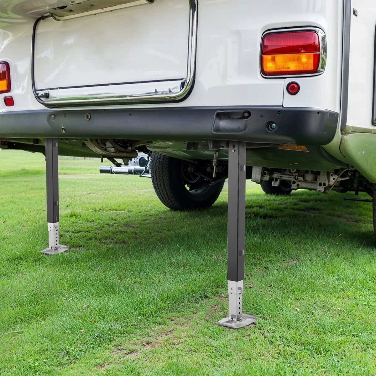 VEVOR 5th Wheel Trailer Landing Gear 179014, 825 mm, Universal Spare Landing Leg Compatible with Lippert Venture, Atwood and Stromberg Carlson Systems, with Pin and Base, Black