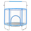 Bērnu batuts 140 cm mini mazuļiem ar tīklu iekštelpām un ārtelpām