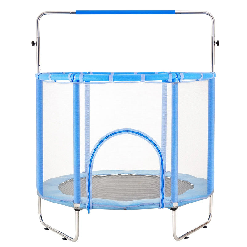 Bērnu batuts 140 cm mini mazuļiem ar tīklu iekštelpām un ārtelpām