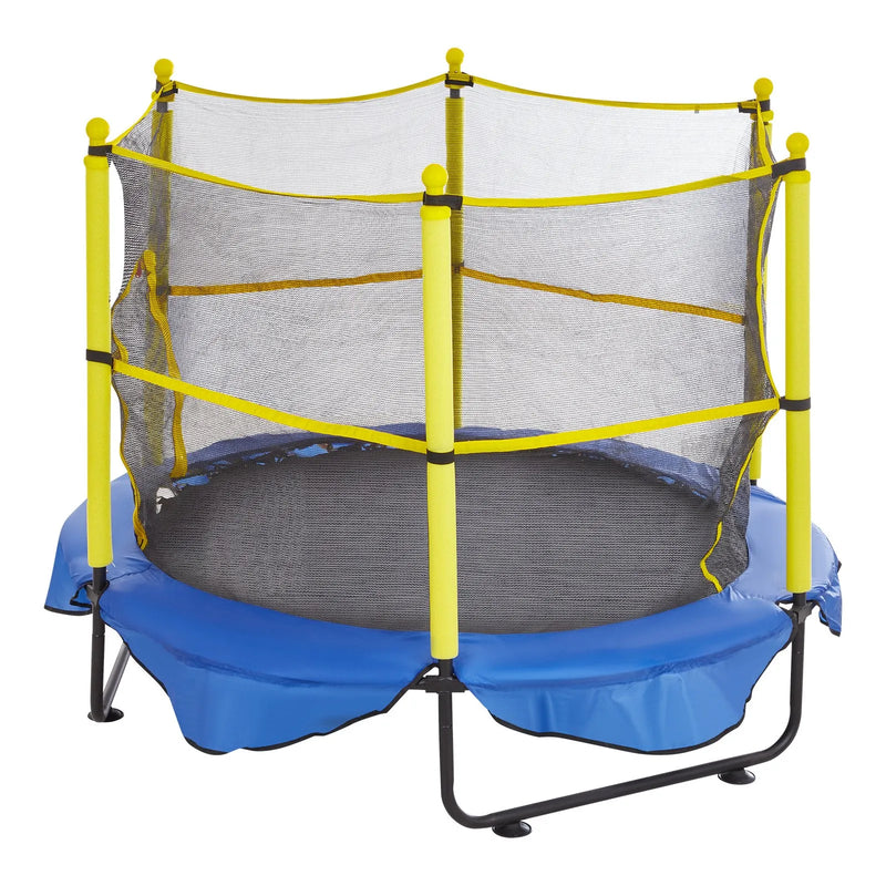 152 cm bērnu batuts ar drošības tīklu, basketbola grozu un jūras bumbiņām, mini batuts mazuļiem iekštelpām un ārtelpām, dzimšanas dienas dāvana bērniem no 3 gadiem         Jautāt ChatGPT