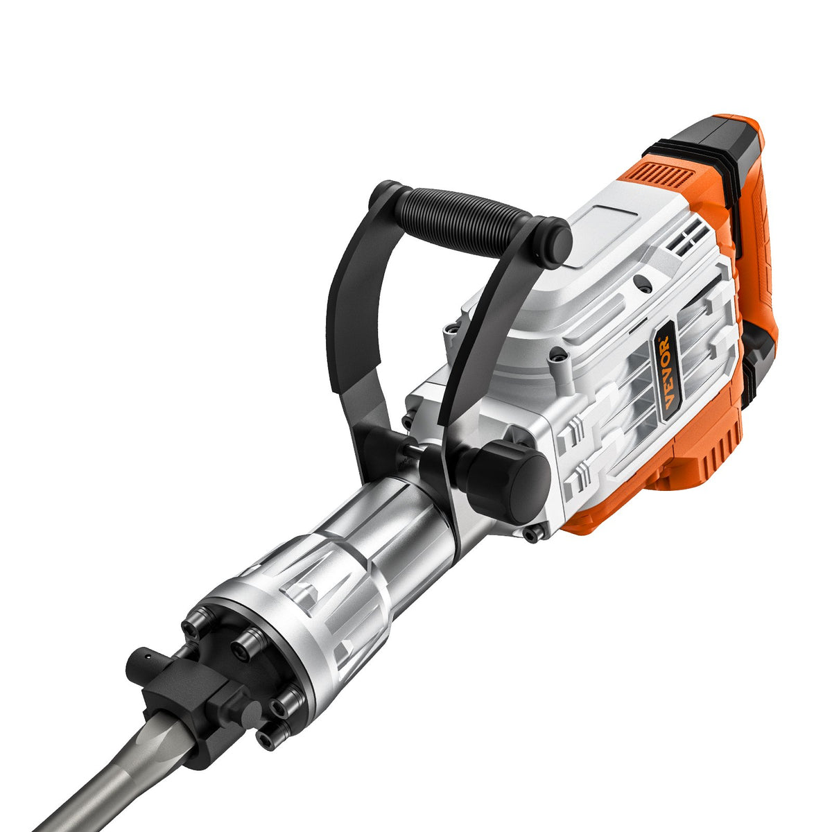 Electric demolition hammer for concrete breaking, 3500 W electric hammer with 2 chisel bits