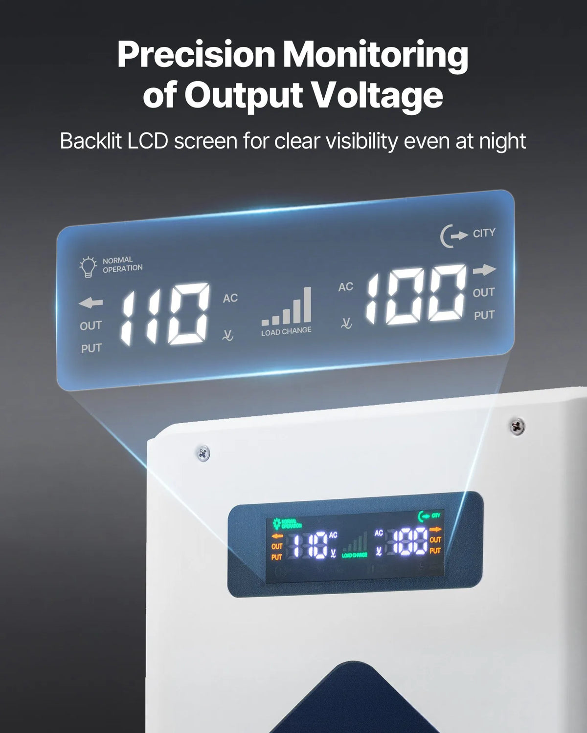 VEVOR sprieguma pazemināšanas pārveidotājs 3000 VA ar 220 V uz 110 V transformāciju, ar 2 US ligzdām, USB izeju, LCD displeju un temperatūras aizsardzību 110 V ierīcēm - ZEMLETES.LV