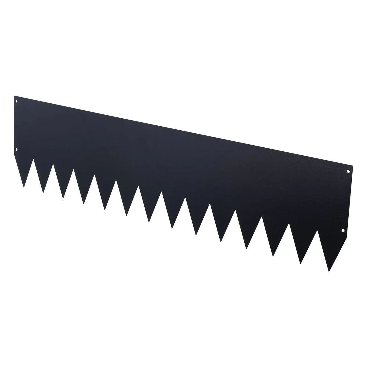 VEVOR cinkota tērauda dārza apmales 6 gab. komplekts 1016 × 254 mm ar 8 stiprinājuma klipšiem, smagas konstrukcijas metāla apmales puķu dobēm, celiņiem un dārza zonām, melnas - ZEMLETES.LV