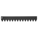 VEVOR cinkota tērauda dārza apmales, 6 gab., 1016 × 152 mm metāla zāliena apmales ar 6 stiprinājuma klipšiem, lokāmas dārza apmales puķu dobēm, pagalma celiņiem, melnas - ZEMLETES.LV