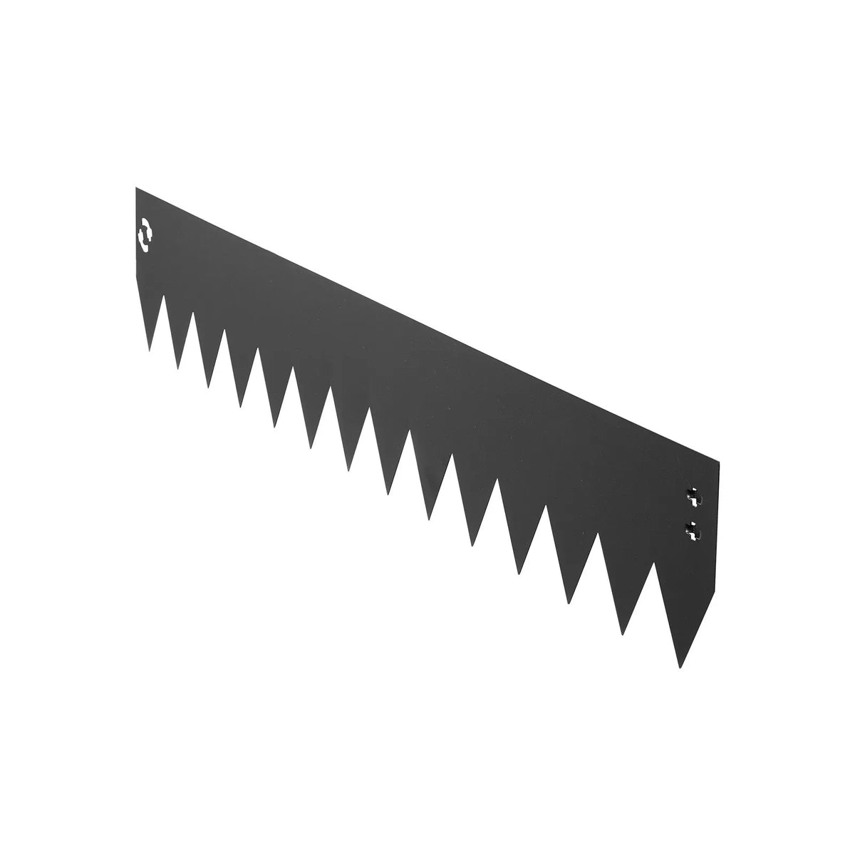 VEVOR cinkota tērauda dārza apmales, 6 gab., 1016 × 152 mm metāla zāliena apmales ar 6 stiprinājuma klipšiem, lokāmas dārza apmales puķu dobēm, pagalma celiņiem, melnas - ZEMLETES.LV
