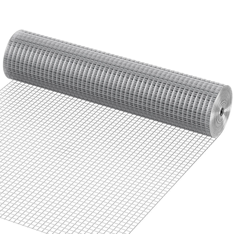 Metāla siets 12,7 mm, 61 × 762 cm, 19 Ga karsti cinkota stieple ruļļos, vistas žogs, trušu būriem, dārzam un aizsardzībai pret grauzējiem