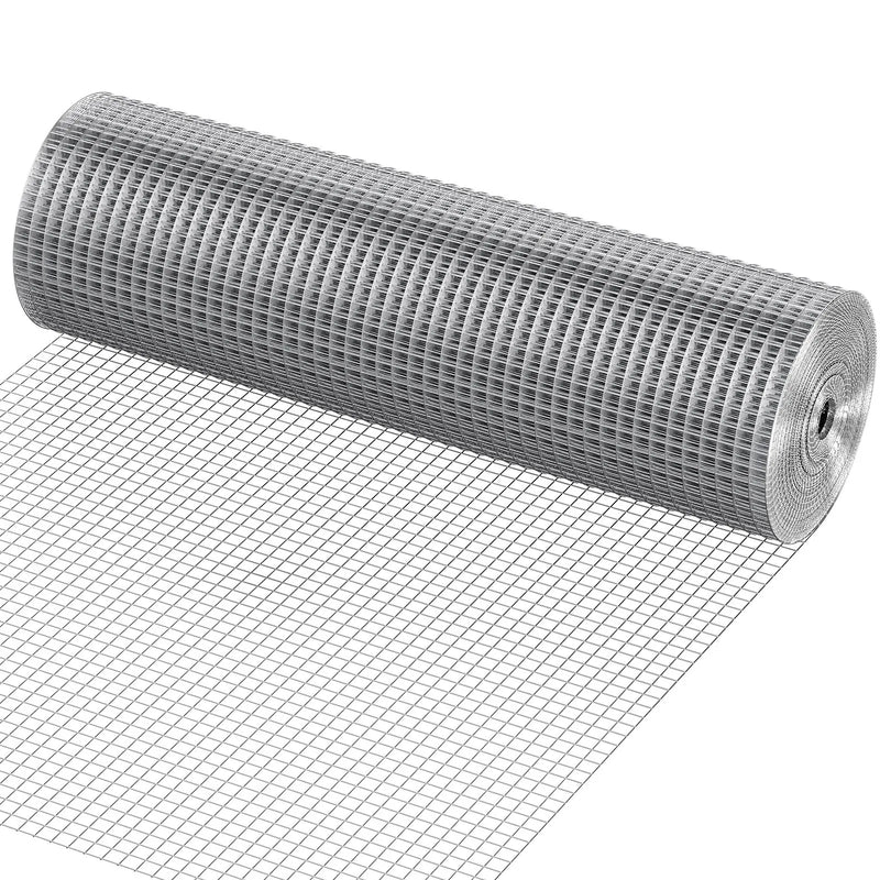 Metāla siets 12,7 mm, 610 mm × 15,24 m, 1,0 mm stieple, karsti cinkots, vistas žogiem, trušu būriem, dārzam un mazo grauzēju aizsardzībai