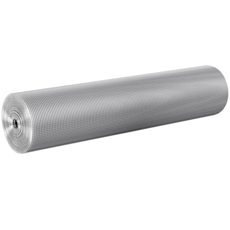 Cinkota metāla sieta rullis 0,64 см × 91 см × 30,5 м, 23 Gauge, karsti cinkots stieples tīkls trušu būriem, dārza un mazo grauzēju aizsardzībai