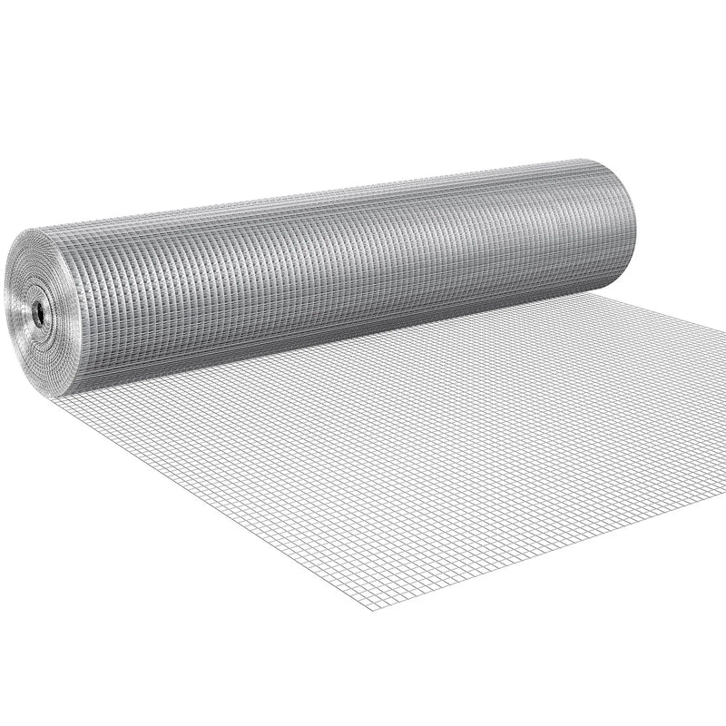 Metāla siets 12,7 mm, 122 × 3048 cm, 19 Ga stieple ruļļos, vistas žogs