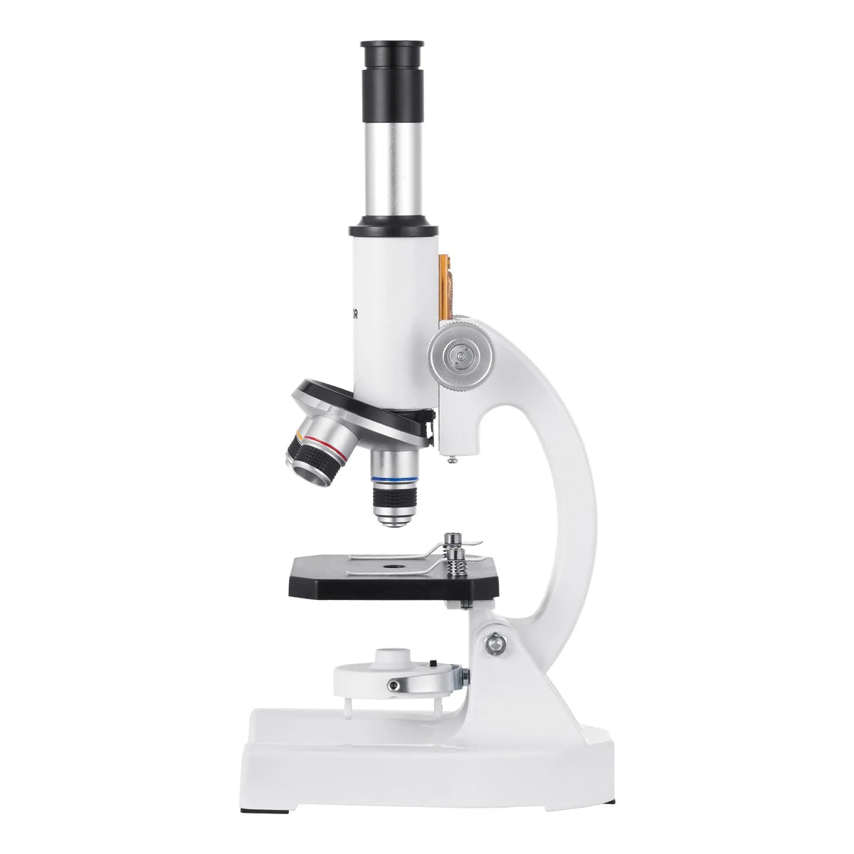 VEVOR Monocular Microscope for Adults, Professional Compound Microscope Kit with 40–2000× Magnification, Aluminium Alloy Body, LED Illumination and Phone Holder, Suitable for Laboratories, Schools and Home Education