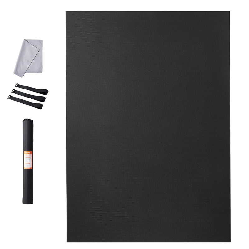 Vingrošanas paklājiņš - neslīdošs jogas paklājiņš trenažieru zālei, fitnesam, pilatēm un vingrinājumiem (2,4 × 1,8 m)