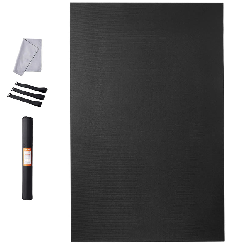 Vingrošanas paklājiņš - neslīdošs jogas paklājiņš trenažieru zālei, fitnesam, pilatēm un vingrinājumiem (274 × 183 cm)