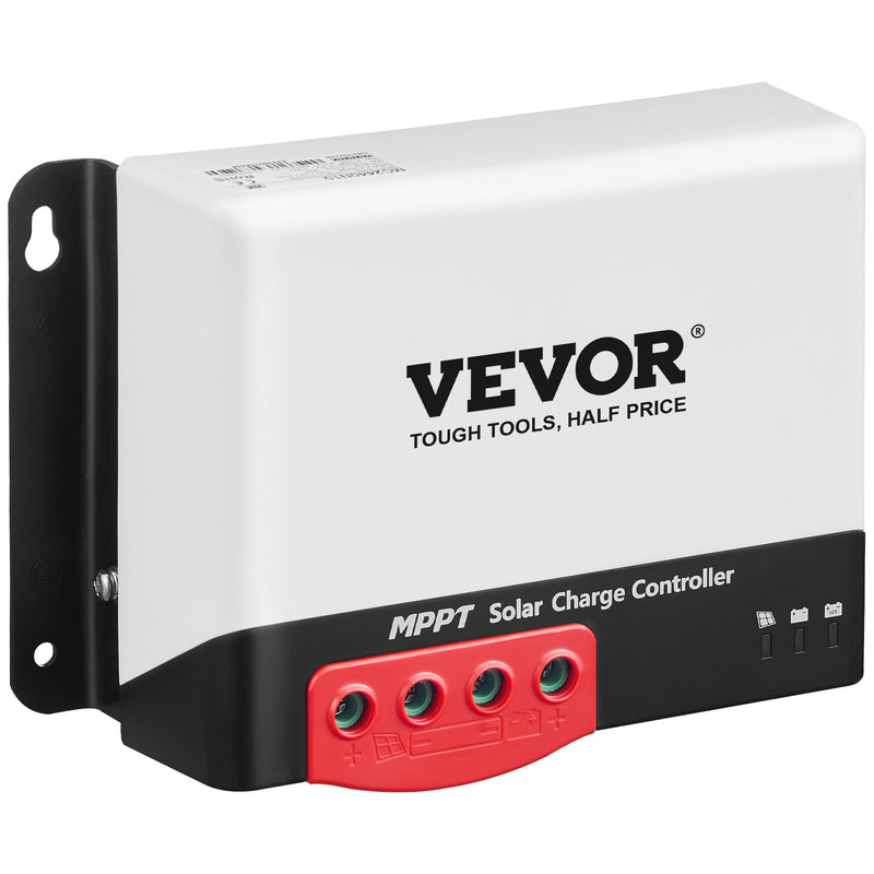 VEVOR 50A MPPT saules uzlādes kontrolieris, 12V / 24V auto DC ieeja, saules paneļa regulators ar Bluetooth moduli, 98% uzlādes efektivitāte, piemērots AGM, Gel, Flooded un litija akumulatoru uzlādei