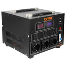 VEVOR sprieguma pārveidotājs transformators 3000 VA ar 110 V uz 220 V un 220 V uz 110 V pārveidošanu, ar US un EU ligzdām, 5 V USB izeju un CE sertifikāciju - ZEMLETES.LV